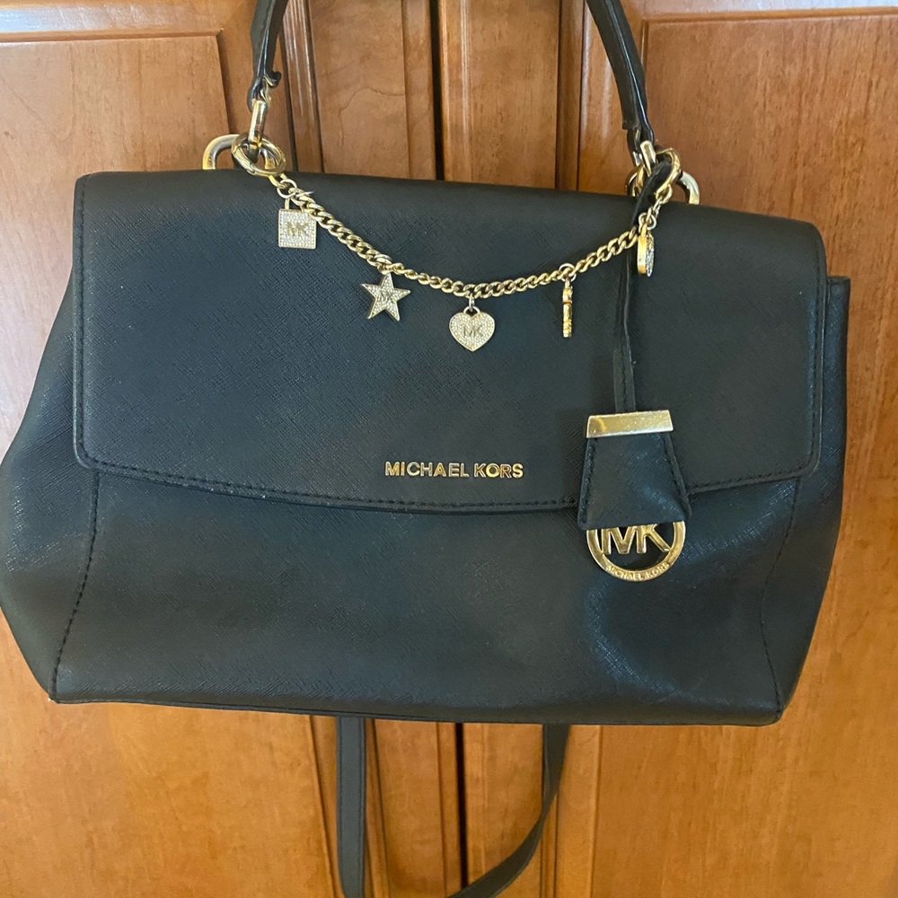 Michael Kors Medium Ava Saffiano Satchel